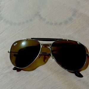 RayBan aviators Brown Lens
